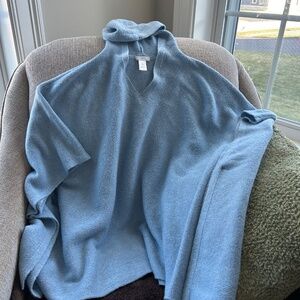 J Jill knit hoodie poncho - size S-L (OS)